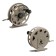 Inertial coil, metal, 2 bearings, diameter 6.5 cm, brown color, TL65A