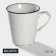 Porcelain mug Magistro "sea breeze", 220 ml, white color