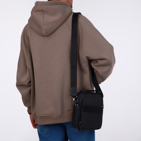 Male bag, guran tomp, black color-5