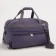 Road bag on wheels, a lightning department, with an increase, an outer pocket, a long belt, the color is gray
