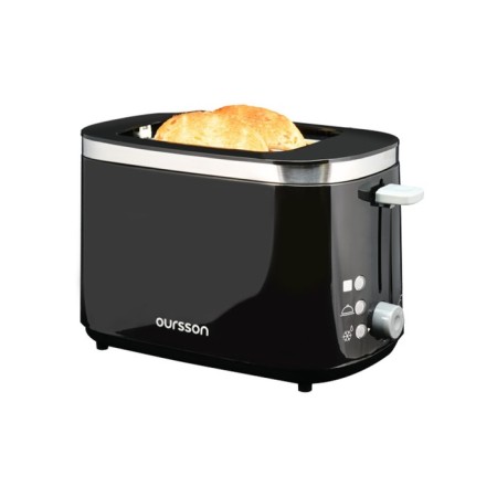 Toster Oursson to2104/Bl, 750 W, 7 modes, 2 toasts, black color-3