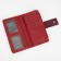 Women's wallet on the button, burgundy color