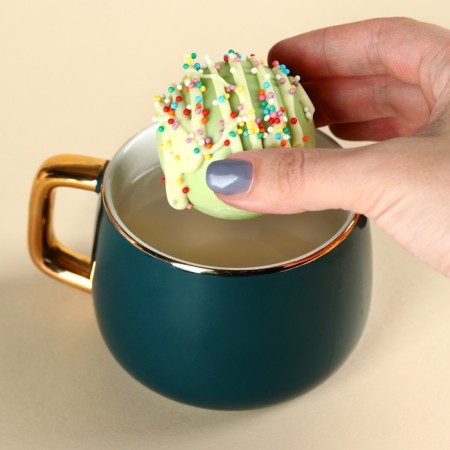 Chocolate bomb "Happy Birthday" with Marshmallow, 35 g.-1