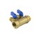 Aquasfera Collector 9025-01, 3/4 "X16 mm, 2 outputs, external threads with ball valves, 35 mm