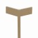 MANTRA Vector, LED, 375LM, 3000K, 130x184x320 mm table lamp, golden color is golden