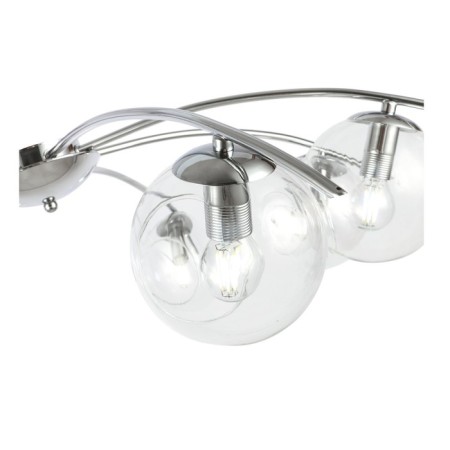 Ceiling EVOLUCE lamp. Sle102602-08. Ratella. 8x40 watts, E14, 90x90x23 cm, chromium color-5