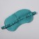 Sleel Mask for sleeping, 19 × 10 cm, elastic band is single, emerald color