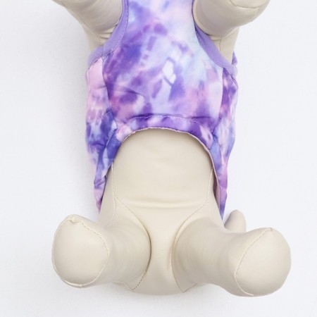 Dogs for dogs with a zipper "Amethyst", size S, lilac (DS 20, Osh 28, OG 39 cm)-3