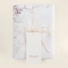 Set of pillowcase SL Home Floral Cover 50*70+3 cm - 2 pcs, satin, 140 g/m2, 100% cotton