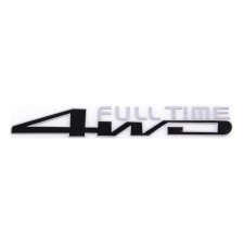 Шильдик металлопластик SW 4WD Full Time черный, наклейка, 150*20 мм , SNO.46 BLACK