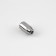 Tip for a cord, d = 3 mm, 14 × 7 mm, 10 pcs, silver color
