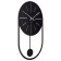 Watching clock, interior "classics", silent, D-50 cm, with a pendulum