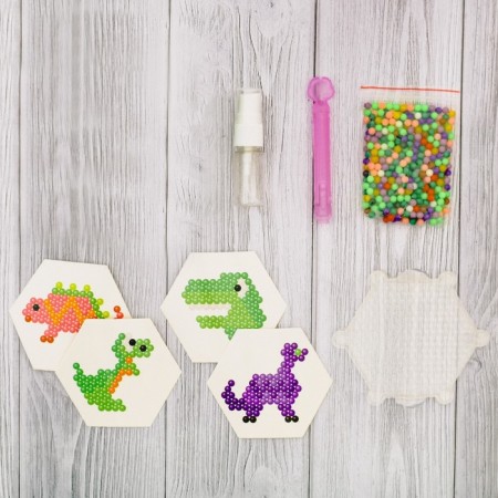 Aquamosaic for children "Dinosaurs", in the package