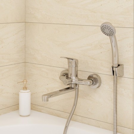 MILARDO SIMP SIMSB02M02 bath mixer, pour 172 mm, chrome-1