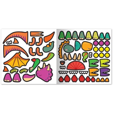 Book with reusable stickers "Cools", 12 p.-4