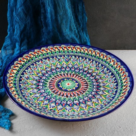 Lryagan Round Rishtan Ceramics, 41cm
