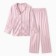 Female pajamas (shirt, trousers) kaftan "strip", powder, size 52-54