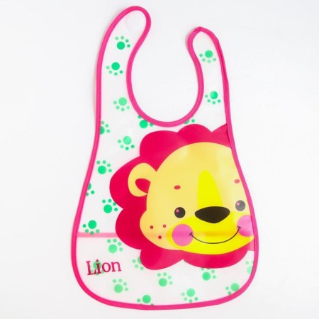 Badge Wonderful of adhesive with a pocket "lion", on Velcro