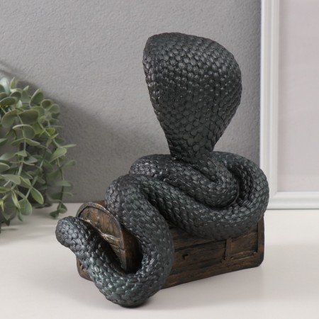 New Year's piggy bank "Cobra on the chest" 20 x 17 x 12 cm.-2