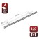 Hand -on -Rail, lightweight, d = 12 mm, m/o 160 mm, matte nickel color