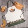Apron "Ethel" Robin 60x70cm, 100% cotton, sarzha 190 g/m2
