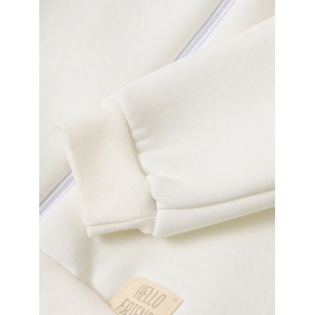 Costume (sweatshirt and trousers) I, Basic Line, height 86-92 cm, Milk color-5