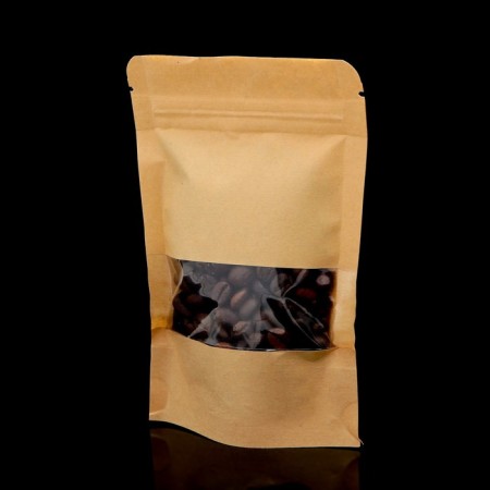 Zip-Lock package Craft with a rectangular window 9 x 14 cm