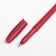 Gel pen, 0.5 mm, red, red matte body