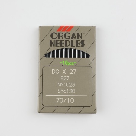 Needles for industrial sewing overlocks, 10 pcs, No. 70, DC × 27-3
