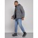 Male Winter jacket, size 48, dark gray color