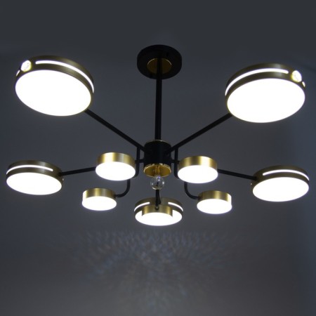 Laser Laseri 10XLED 180W 3000-6000K black and gold 97x97x48 cm Bayerlux-4