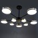 Laser Laseri 10XLED 180W 3000-6000K black and gold 97x97x48 cm Bayerlux