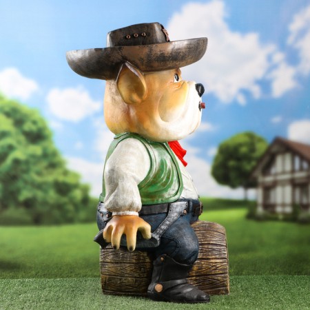 Garden figure "Sheriff" 52x40x67cm-3