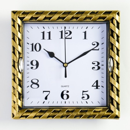 Wall clock "Jacqueline", smooth move, 20.5 x 20.5 cm
