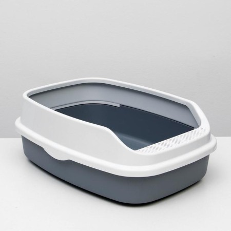 Universal toilet with board, 62 x 44 x 24 cm gray gray