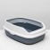 Universal toilet with board, 62 x 44 x 24 cm gray gray
