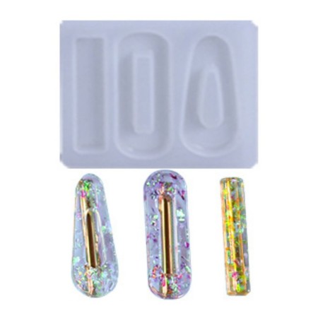Form Silicone universal "hairpin" 3 types of hairpins-2