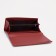 Women's wallet on magnets, red color