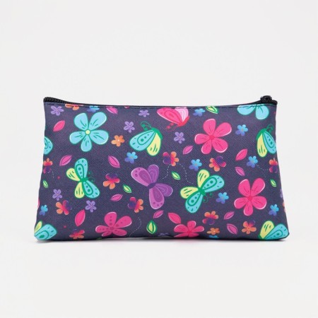 Cosmetic bag with lightning, purple color/multi -colored-1