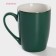 Mug Porcelain Dolyana "Emerald. Line ", 350 ml, green color