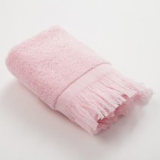 Trick Lovelife Fringe 30x60 light pink, 100% cotton, 360 g/m2