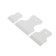 Tundra spatulas, 3 pcs., 40-60-80 mm, rubber