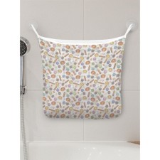 Organizer in a bath on suction cups 