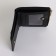 Women's wallet on the button, black color