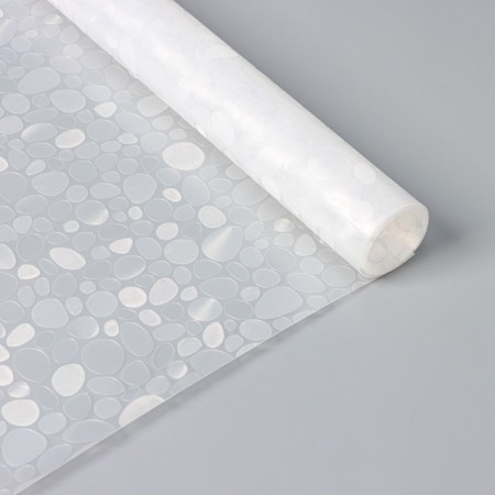 Anti -Spear -shaped rug "pebbles", 45 × 90 cm, the color is transparent-6