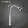 Pour for the Zein mixer, 3/4 ", flexible, aerator with stream adjustment, 2 modes, stainless steel steel
