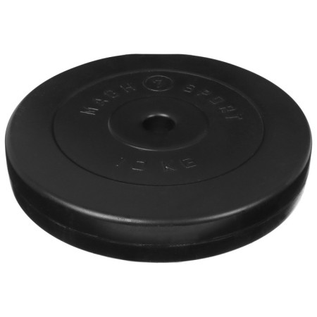 Dumbbile 10 kg, d = 30 mm, black color-2