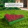 Galled flowerbed, 50 × 15 cm, bright green, “Terition”, Greengo