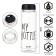 Water bottle, 500 ml, My Bottle, 19 x 6.5 cm, in thermal, black