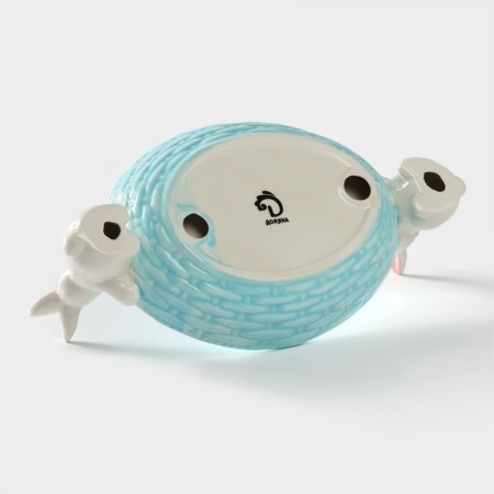 Serving share "Bunny", 30 × 16.5 × 10 cm, blue color-3